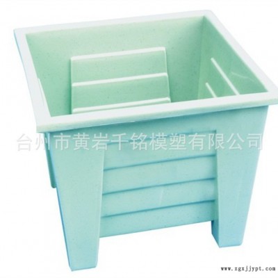 大型花盆模具 阳台果蔬方形花盆模具 黄岩注塑模具图3