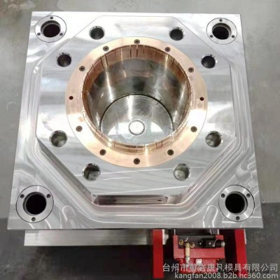供应模具厂6kg、7kg涂料桶模具，塑料桶模具塑料模具图5