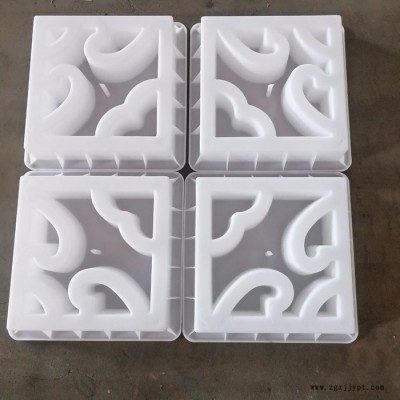 嘉兴志华塑业 花窗模具30*30*7 镂空水泥花窗塑料模具 彩砖塑料模具厂家图2