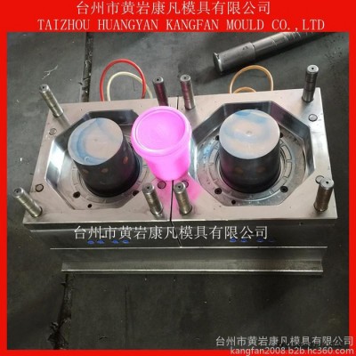 供应塑料模具，3公斤4公斤乳胶漆桶塑胶油漆桶模具食品桶模具价格图4