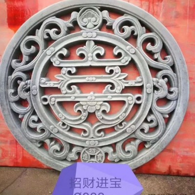 仿古建筑塑料模具 花窗模具 圆形花窗80*6  水泥花窗塑料模具 **图2