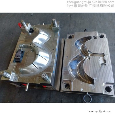 台州黄岩塑料模具加工厂直供挡泥板模具 精密标准模具机械厂制造图4