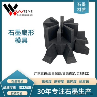 伟业石墨  绳踞压头石墨模具    高纯高强石墨扇形石墨模具 耐腐蚀抗氧化图1