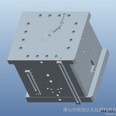 塑料花篮/花盆桶注塑模具，园林花桶模具，塑料弯接头注塑模具图2