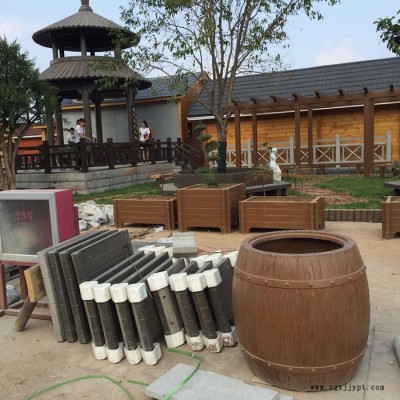 供应仿木圆桌模具 水泥仿木圆桌模图3