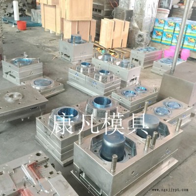 供应涂料桶模具，一出二 热流道2.5kg乳胶漆桶模具 塑料模具。图1