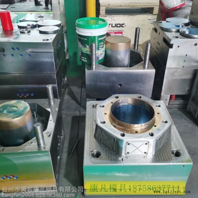 注射成型模具 塑胶桶模具 油桶模具 密封桶模具图2