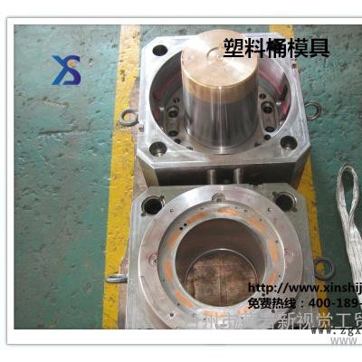 供应新视觉10L塑料广口桶注塑模具加工图2