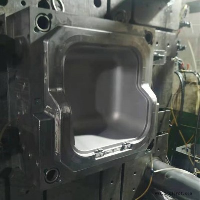 宠物用品注塑模具 猫砂盆塑料外壳开模 半封闭式猫厕所塑胶模具图2