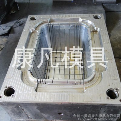 塑料模具 台州黄岩周转箱模具厂家  塑胶水箱 水果筐模具图2