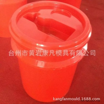 塑料包装罐子模具，食品包装桶模具, 塑胶桶模具图2