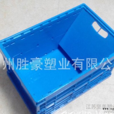 模具研发-上海6040折叠式周转筐物流周转加盖塑料折叠筐图2