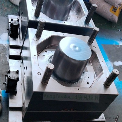 供应塑料模具 5升6升涂料桶模具，食品桶 豆瓣酱 面酱 辣酱塑胶桶开模具图3