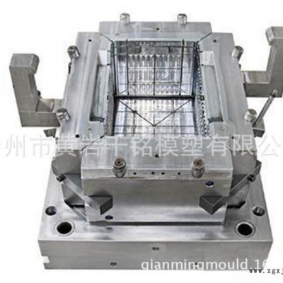 塑料啤酒箱模具 塑料牛奶箱模具 周转箱模具 注塑模具加工图2