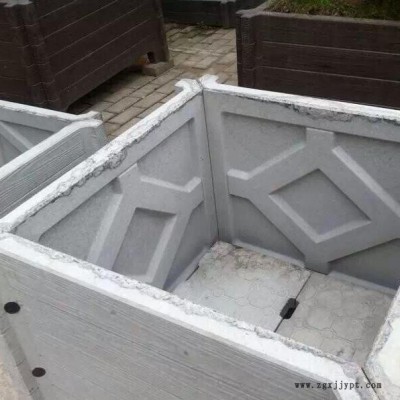 新款仿木花箱  建筑斗拱  仿木花箱模具 水泥斗拱 水泥仿木花箱模具 仿木花箱塑料模具图7