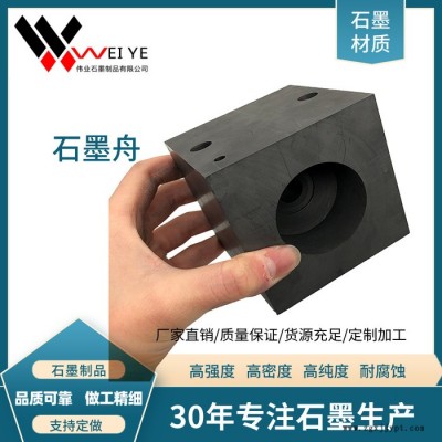 伟业石墨  高纯高密石墨舟   耐高温抗氧化碳素石墨模具  货源充足图5
