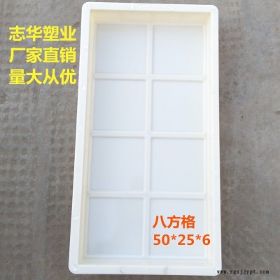 浙江模具厂志华塑业 生产定制50*25*6ABS条纹砖模具八方格防滑砖模具彩砖模具塑料模具厂家图3
