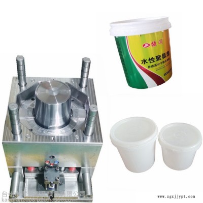 塑料桶模具 面酱桶塑料模具，豆瓣酱桶 蒜泥桶模具 辣酱桶 油脂桶 塑胶包装桶模具图4