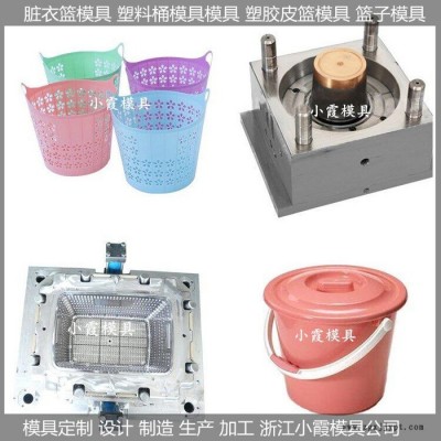 台州注塑模具工厂 脏衣桶塑料模具 脏衣篮塑胶模具图6
