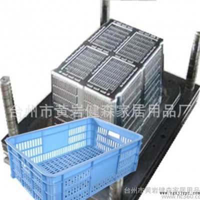 黄岩健森家居专业生产塑料周转箱 塑料箱类产品订做注塑模具图3