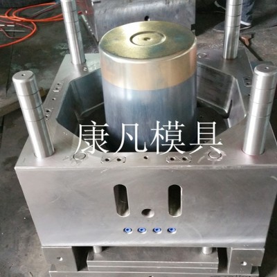 塑胶桶模具 塑料模具制造，圆型涂料桶塑胶模具 塑料包装油桶模具图6