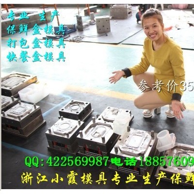 大型注塑模具生产 5000ml饭盒塑胶模具开模图4