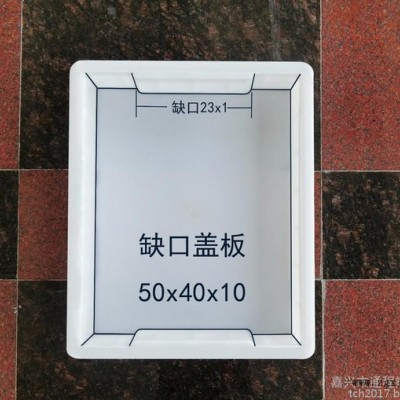 通程模具沟盖板塑料成型模具 平面下水盖塑料模具60x50x15图3
