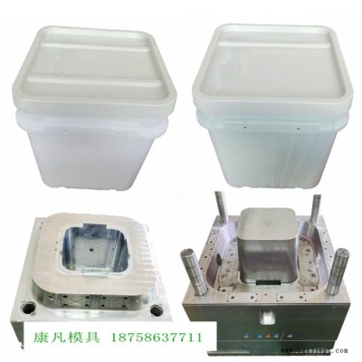 20公斤包装桶模具 25升方形塑胶薄壁桶模具，塑料桶模具厂图5