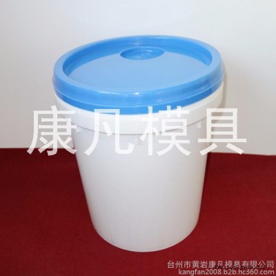 黄岩塑料油漆桶模具厂定做 5升10升15升18升塑料桶 化工桶 肥料包装桶模具制造价格