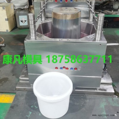 供应浙江黄岩注塑塑料模具厂，3L塑胶桶模具2.5升塑料涂料桶模具图4