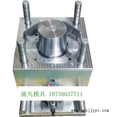 供应浙江黄岩注塑塑料模具厂，3L塑胶桶模具2.5升塑料涂料桶模具图2