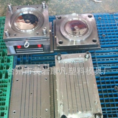 供应浙江黄岩注塑塑料模具厂，3L塑胶桶模具2.5升塑料涂料桶模具图3