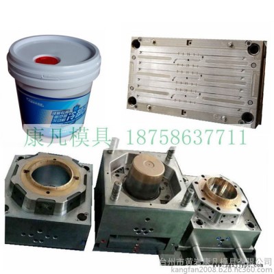 供应塑料模具 0.5L2升4升5升塑料包装桶，包装罐模具，塑料制品加工 塑料包装桶模具图1