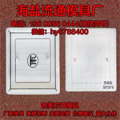 市政方形形沙井沟检查盖板模具 马路牙子路面方井塑料模具可定制图4
