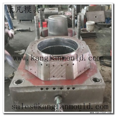 供应黄岩注塑 塑料模具厂，20公斤乳胶漆桶 25升真石漆桶， 7kg涂料桶模具 10L油漆桶开模具图6