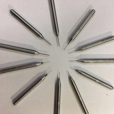 口罩滚轴专用高硬高光钨钢铣刀、**机专用整体合金钻头、罩熔喷布模具专用微型钻头、非标斜度铣刀、熔喷孔加工高光钻头图6