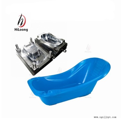 HILOONG 黄岩日用品模具，塑料注塑儿童洗澡盆洗浴盆模具图5