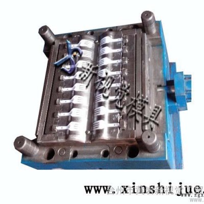 供应新视觉黄岩一次性透明水晶刀 叉 勺注塑模具加工图2