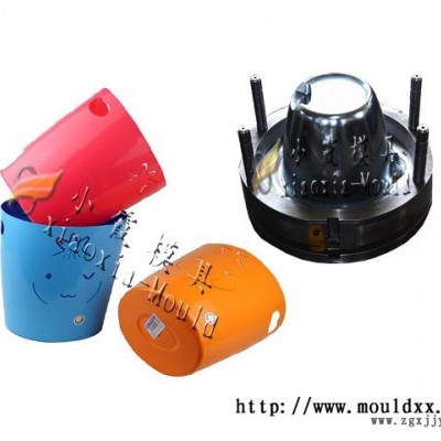 塑胶台州注塑模具 200L挂车塑料垃圾车模具开模加工图7