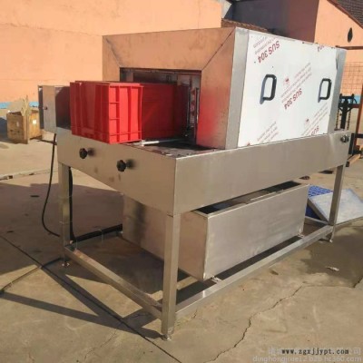 鼎鸿XKJ-2000型鸡蛋筐清洗机 隧道式洗箱机 全自动洗盒机 塑料模具清洗机 机械配件去污清洗机 四面喷淋清洗机图5