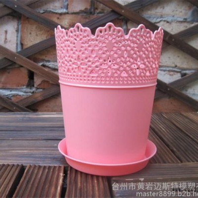 实力的注塑模具厂 提供塑料欧式花盆模具制造图1