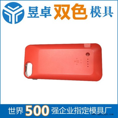 精密双色模具塑胶注塑厂 手机保护套双色成型注塑 昱卓双色注塑模具图4