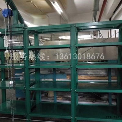 重型模具货架|注塑模具整理架|带手拉葫芦模具架可根据要求订做 河源重型模具货架图3