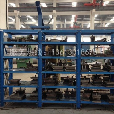 重型模具货架|注塑模具整理架|带手拉葫芦模具架可根据要求订做 河源重型模具货架图2