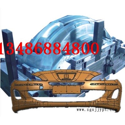 大众朗逸汽车前后保险杠模具 汽车保险杠图3