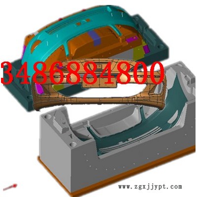 大众朗逸汽车前后保险杠模具 汽车保险杠图4