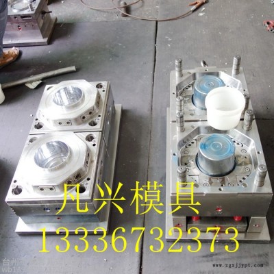 塑料模具 包装桶模具 涂料桶模具 塑胶桶模具 注塑模具 黄岩专业做桶模具厂图1
