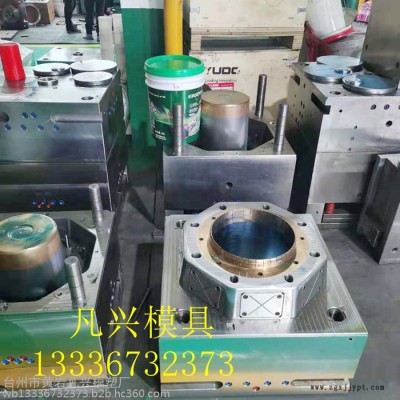 塑料模具 包装桶模具 涂料桶模具 塑胶桶模具 注塑模具 黄岩专业做桶模具厂图5