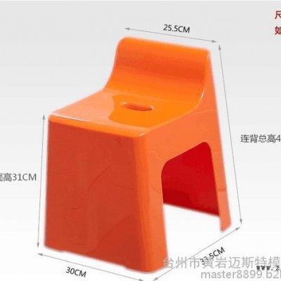 厂家推荐高品质80公分塑料凳子模具  家具凳子模具图4