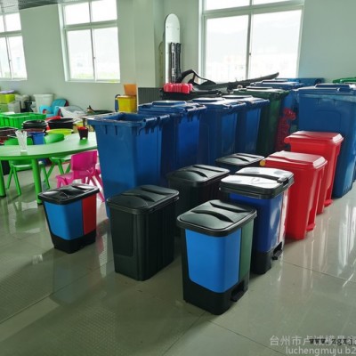 卢诚模具 垃圾桶模具 家用垃圾桶 注塑成型大中小形卡护腿模具 日用品模具图4